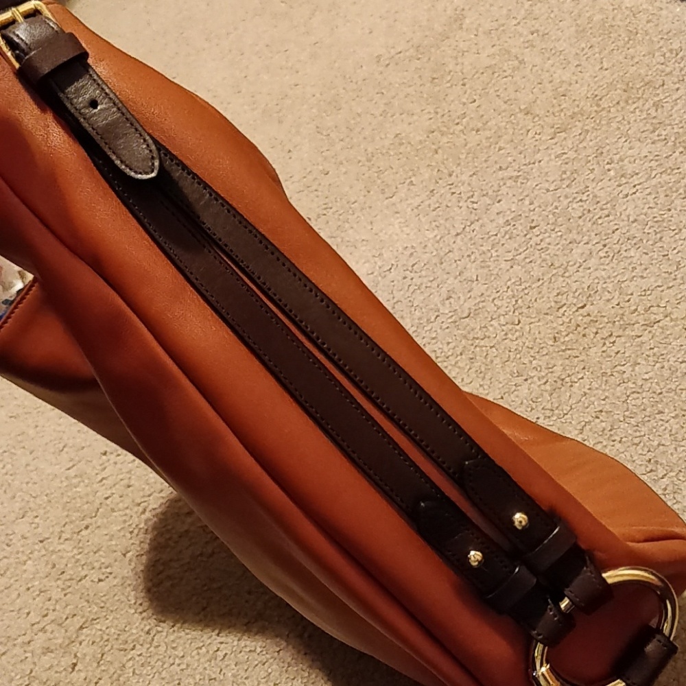 * Lauren Ralph Lauren Cognac Leather Gem